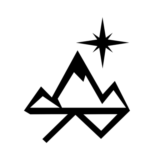 Nuntiumbra – Mountain and star logo