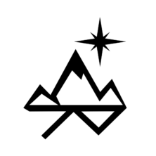 Nuntiumbra – Mountain and star logo